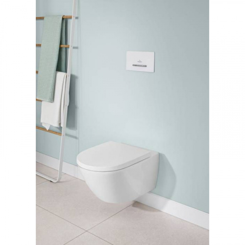 картинка Сиденье для унитаза с микролифтом Villeroy & Boch Subway 3.0 8M42S101 от магазина Сантехстрой