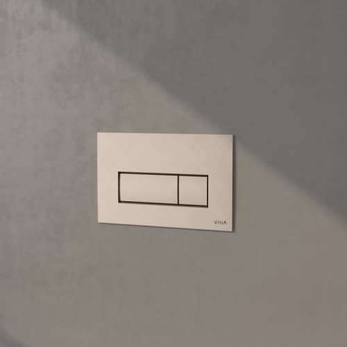 картинка Смывная клавиша VitrA Root Square никель 740-2395 от магазина Сантехстрой