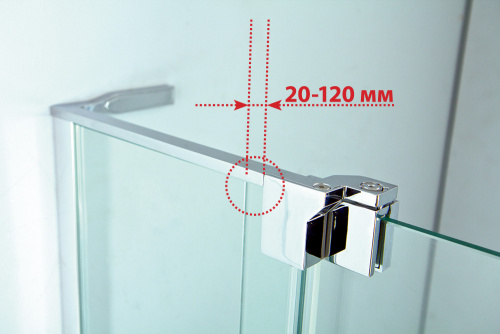 картинка Душевой уголок CEZARES SLIDER-AH-1-100-70/80-C-Cr от магазина Сантехстрой