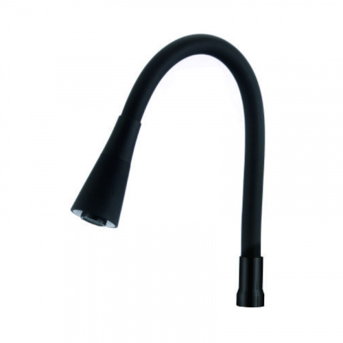 фото гибкий излив savol 1/2″ черный (s-mcg-h)