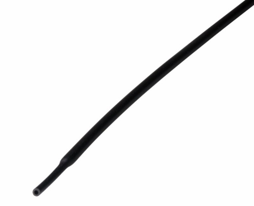 картинка Трубка термоусаживаемая ТУТ нг 1,0/0,5мм,  черная,  упаковка 50 шт.  по 1м REXANT от магазина Сантехстрой