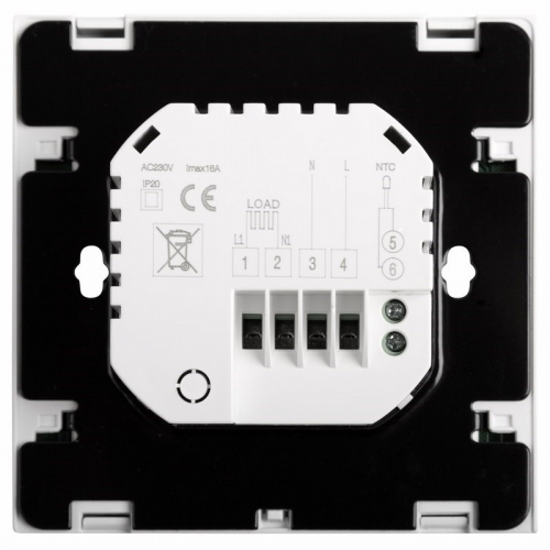 картинка Терморегулятор сенсорный с автоматическим программированием REXANT,  R200W,  белый от магазина Сантехстрой