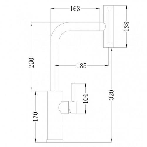 картинка Смеситель для кухни Zorg Steel Hammer SH 092 PVD BRONZE бронза от магазина Сантехстрой