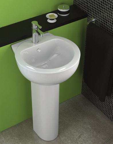 картинка Пьедестал для раковины Sanita Luxe Art Luxe белый (ARTSLPD01) от магазина Сантехстрой