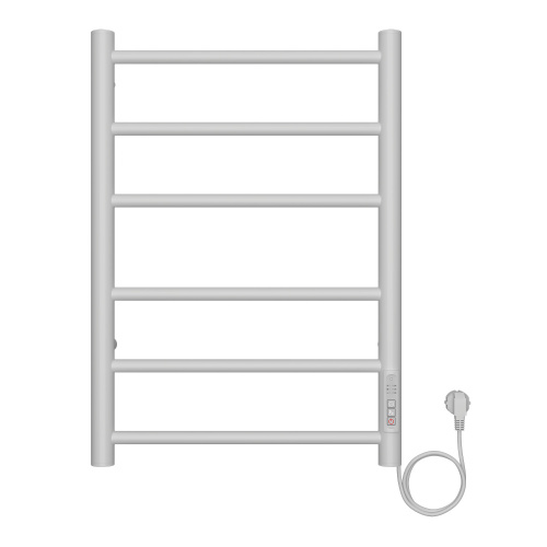 картинка Полотенцесушитель электрический AZARIO PARMA 400/600 6 секций, диммер справа, белый (AZ10846W) от магазина Сантехстрой