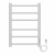 картинка Полотенцесушитель электрический AZARIO PARMA 400/600 6 секций, диммер справа, белый (AZ10846W) от магазина Сантехстрой
