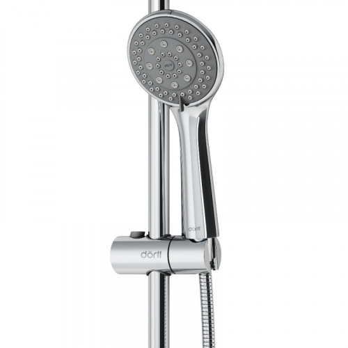 картинка D0710000 Norma душевая система с тропическим  душем, ручной душ 5 функций,  шланг 175 мм от магазина Сантехстрой