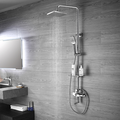 картинка Душевая стойка Rossinka RS50 с термостатом (RS50-46) от магазина Сантехстрой