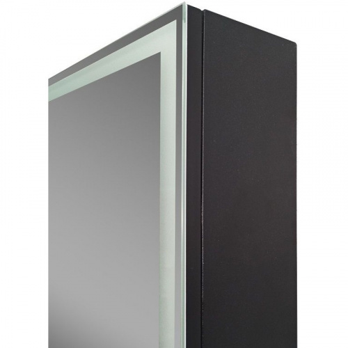 картинка Зеркальный шкаф 60х80 см черный матовый Art&Max Techno AM-Tec-600-800-1D-DS-F-Nero от магазина Сантехстрой