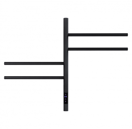 картинка Полотенцесушитель электрический Vincea VTD-1S1CBE 43×60, черный, таймер от магазина Сантехстрой