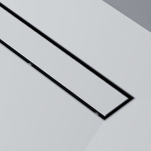 картинка W01SC-U11-050-04SB MasterFlow Трап для душа линейный универс затвор Tile 50см цвет сталь мат от магазина Сантехстрой