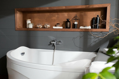 картинка Акриловая ванна Aquanet Jamaica 160x100 R 205503 без гидромассажа от магазина Сантехстрой