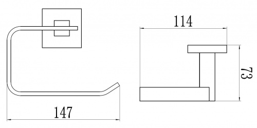 картинка Держатель для туалетной бумаги Savol 65с (S-06552C) от магазина Сантехстрой