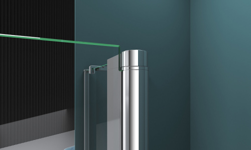 картинка Душевая дверь BelBagno Etna 120 ETNA-B-12-60/60-C-Cr профиль Хром стекло прозрачное от магазина Сантехстрой