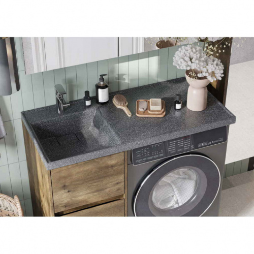 картинка Раковина - столешница AQUATON Лондри 1050, левая, графит (1A72833KLH21L) от магазина Сантехстрой