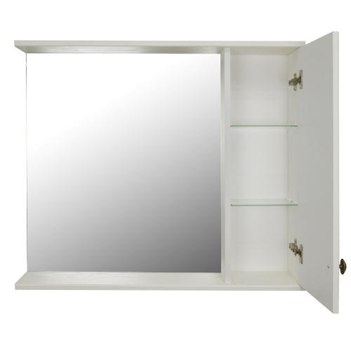 картинка Зеркало-шкаф Loranto Janet 80 800х700х140, механизм доводчика, ольха (CS00049713) от магазина Сантехстрой