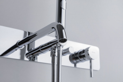 фото смеситель для ванны allen brau priority 5.31a05-00 (с внутренней частью) хром