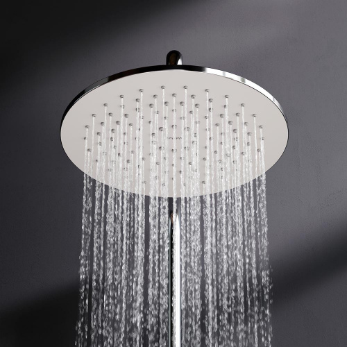 картинка F0780200 Like, душ.система: верхн.душ 250мм, ручной душ 120 мм, 3 функции, душ.штанга 1030-1460 мм, от магазина Сантехстрой