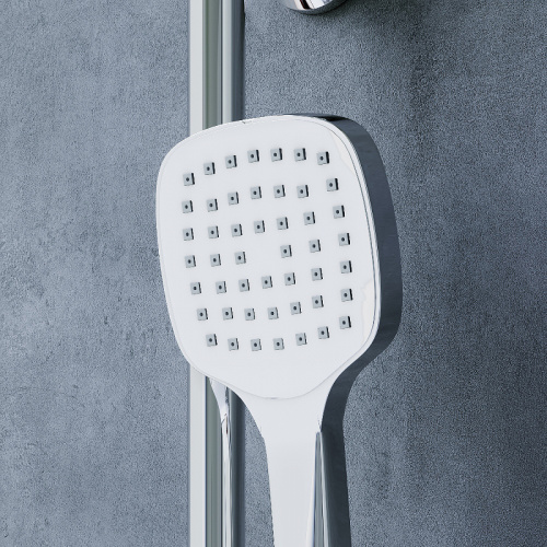 картинка D0712000 Norma душевая система  с квадратными лейками, хром от магазина Сантехстрой