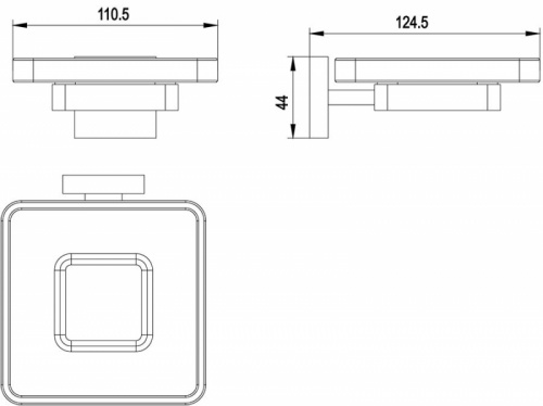 картинка Мыльница Timo Selene (17022/17) золото матовое от магазина Сантехстрой