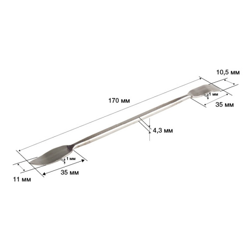 картинка Спуджер металлический широкий (лопатка двухсторонняя) 170мм REXANT от магазина Сантехстрой