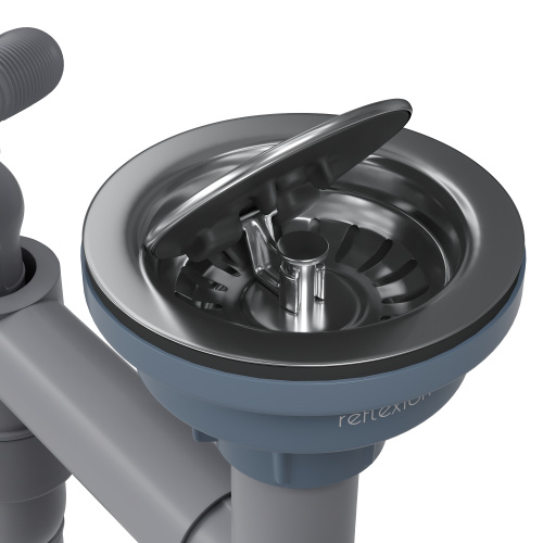 картинка Кухонная мойка Reflexion Iseo RX2260SS полированная сталь от магазина Сантехстрой