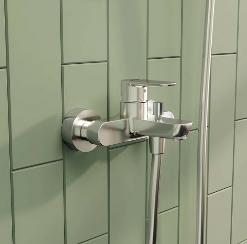 фото смеситель для ванны vitra flow soft a42946exp хром