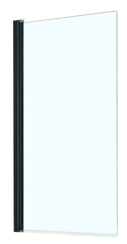 картинка Шторка для ванны Azario Merrit 80х140 цвет профиля черный (AZ-NF6211-1 800 BLACK) от магазина Сантехстрой