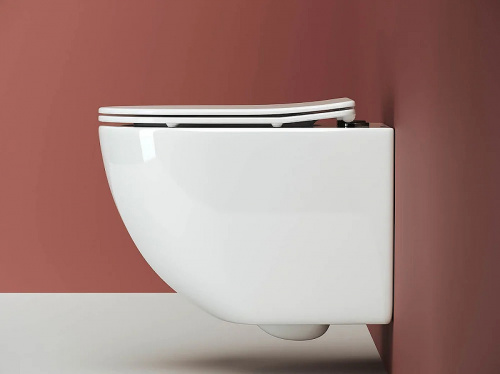 картинка Комплект унитаза с инсталляцией Ceramica Nova Forma CN3009_1002M_1000 с сиденьем Микролифт и клавишей смыва Хром матовый от магазина Сантехстрой