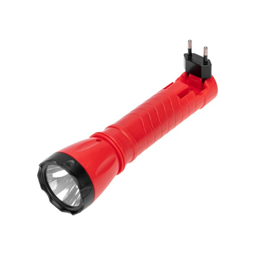 картинка Фонарь универсальный,  двухрежимный,  со встроенной евровилкой,  зарядка от сети 220В,  СОВ REXANT от магазина Сантехстрой