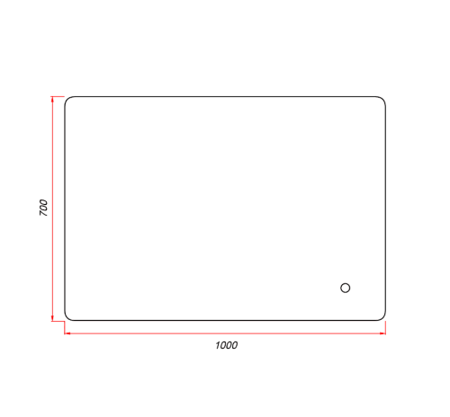 картинка ЗЕРКАЛО ЗОВ 10070 от магазина Сантехстрой