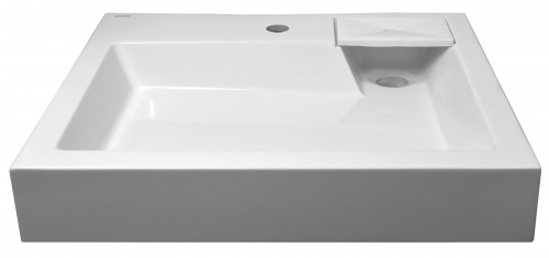 картинка Раковина подвесная AZARIO Etna 600х500х110 литьевой мрамор, белая (CS00078303) от магазина Сантехстрой