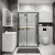 картинка Душ.ограждение 120.K33.02.1280.21.02 Cosmo (120*80*195) черный матовый, стекло шиншилла, 2 места магазин Сантехстрой являющийся официальным дистрибьютором в России картинка Душ.ограждение 120.K33.02.1280.21.02 Cosmo (120*80*195) черный матовый, стекло шиншилла, 2 места от магазина Сантехстрой