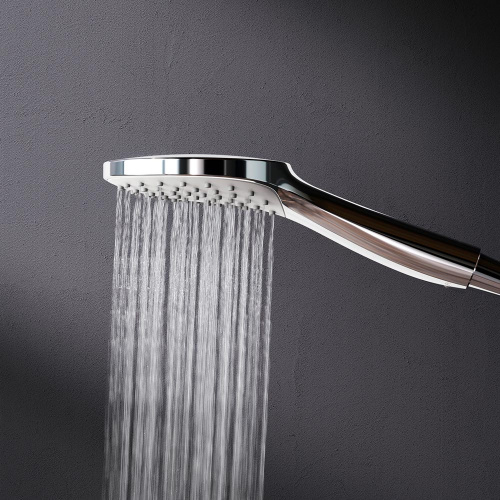 картинка F40890A14 Gem набор 2в1: см-ль д/ванны/душа, верхний душ d 220 мм, ручн.душ 110 мм, 1 ф-ция, душевая от магазина Сантехстрой