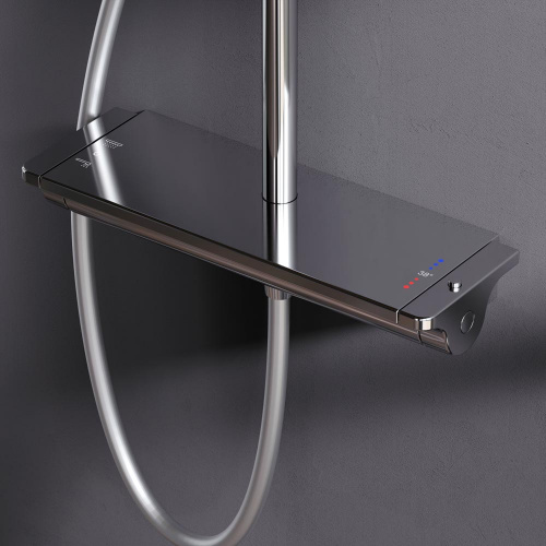 картинка F0770A400 Spirit V2.0 душ.система, набор: смеситель д/душа с термостатом, верхн. душ d 250 мм, ручн. от магазина Сантехстрой