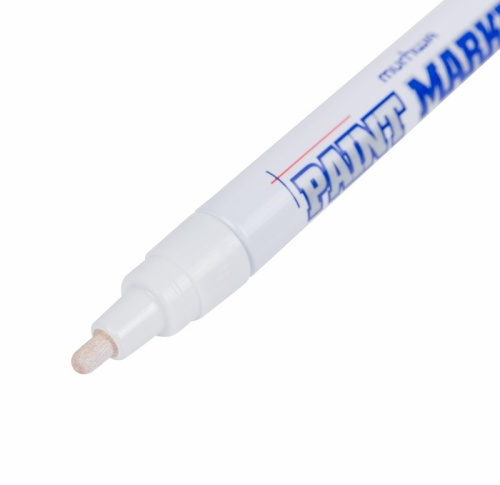 картинка Маркер-краска 4мм,  нитрооснова,  белый MunHwa от магазина Сантехстрой