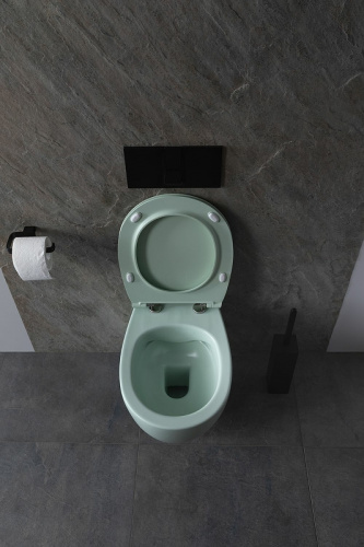 картинка Унитаз Allen Brau Fantasy 4.11004.MT подвесной Мятный без сиденья от магазина Сантехстрой