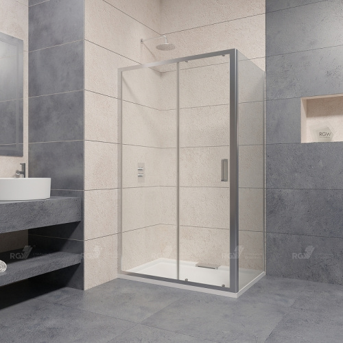 картинка Душевой уголок RGW Passage PA-76 150х120 35087652-11 профиль Хром стекло прозрачное от магазина Сантехстрой