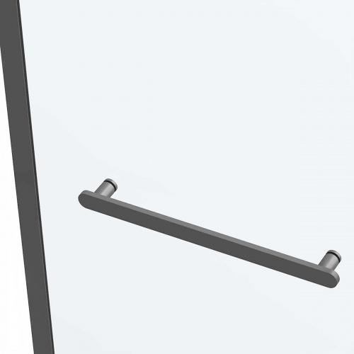 картинка Душевая дверь Como Soft VDS-1CS120CLGM, 1200, вороненая сталь, стекло прозрачное от магазина Сантехстрой