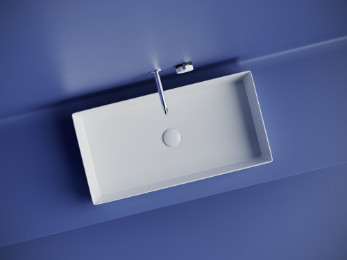 картинка Раковина-столешница Ceramica Nova цвет Белый Прямоугольная CN6071 от магазина Сантехстрой