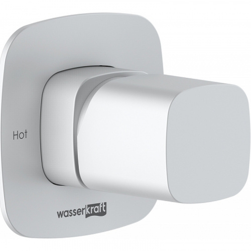 фото смеситель для душа wasserkraft saale 9551 белый матовый