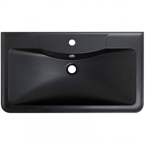 картинка Раковина BelBagno 100 BB1000/455-LV-ART-ALR-NERO Черная матовая от магазина Сантехстрой