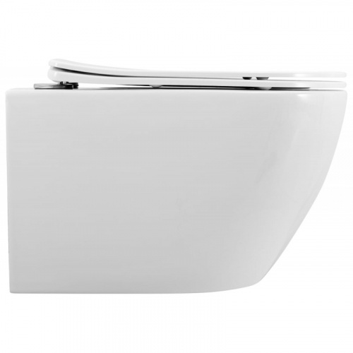 картинка Унитаз подвесной Art&Max Sanremo AM026CHR/SC с сидением, белый от магазина Сантехстрой