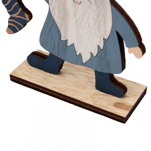 картинка Деревянная фигурка Гном с носком 15х4х17 см NEON-NIGHT от магазина Сантехстрой