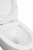 картинка Унитаз-моноблок Creo Ceramique ONE 370х720х760 безободковый, в комплекте с быстросъемным сиденьем микролифт (ON0101) от магазина Сантехстрой