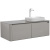 картинка Комплект мебели для ванной Black&White Universe U915.1200 R 120 R 9151200R подвесной Glossy light grey от магазина Сантехстрой