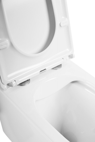 картинка Унитаз подвесной безободковый с сиденьем BelBagno ARDENTE-R BB520CHR/SC от магазина Сантехстрой