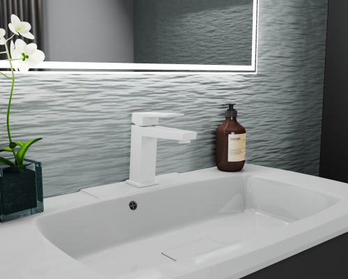 картинка Смеситель для умывальника RUSH Thira (TR3635-12White) от магазина Сантехстрой