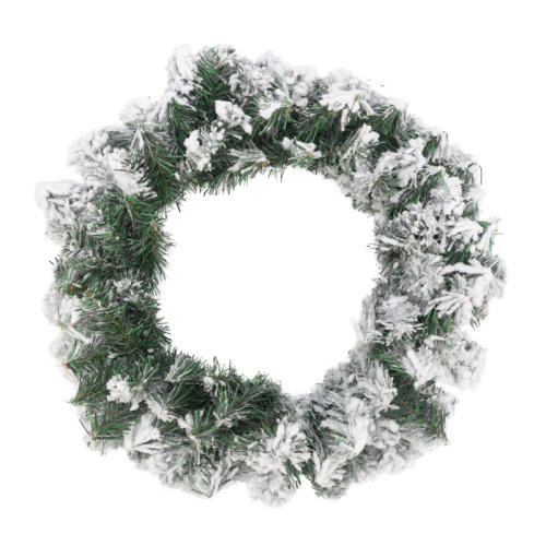 картинка Заснеженный еловый венок NEON-NIGHT Ø 45 см,  ПВХ от магазина Сантехстрой