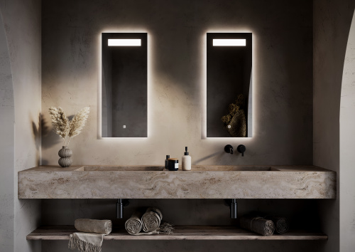 картинка SL35 Зеркало SANCOS "Solo 35 Led" 350х800 от магазина Сантехстрой
